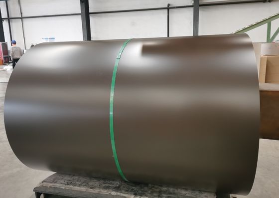 Bronzefarbene Spirale Aluzinc-Basismetall PPGL AZ100 für Dach- und Dachplatten vorgefärbt PPGI PPGL