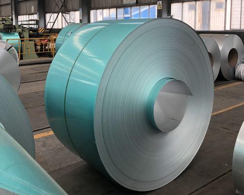 Grüne Farbe AFP Aluzinkstahl für Steinbeschichtete Metallfliesen Regelmäßige Spangel 55% Aluzinkstahlspule Regelmäßige Breite 1M