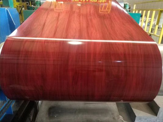 Z100-275 Vorfertigte Stahlspulen PPGI Holz und Steinkorn