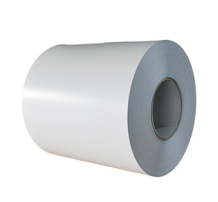 Verkehrsweiß 0,75 mm 1250 mm Z220 PPGI Vormalte Farbbeschichtungsspulen DX51D für Profildachwand