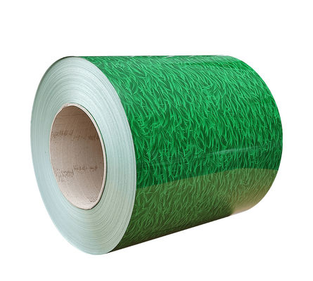 Grass Printech Farbspirale 3D-Körner vorgefärbte galvanisierte Spirale DX51D für die Verkleidung von Wandplatten