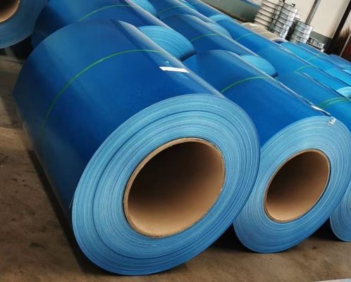 Blau AFP Fingerabdruck Aluzinc Stahl Galvalume Stahlspule 55% Aluminium Zinklegierung Beschichtete Stahlspule