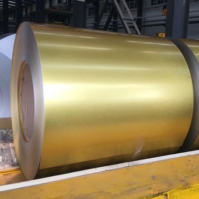 Goldfarben Anti-Fingerabdruck AFP AZ70 GL Galvalue 55% ALU-ZINK Stahlspulen mit Chrom 6+ regelmäßiger Spangel g550 voller Har