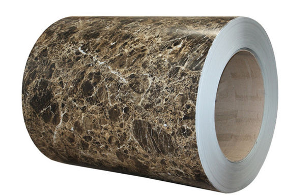 3003 H24 Aluminium-Marmor-Spule 0,80*1200 PVDF Farbige ALUMINIUM-Wandverkleidung kundenspezifisches Muster 50 Jahre Garantie