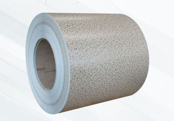 PVDF GRANIT-PATTERNED COLOR ALUMINIUM COILS 3003 H26 GRADE 1.0*1200 angepasstes Muster 50 Jahre Garantie