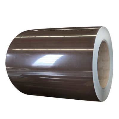 HDP-Valspar, maßgeschneidert Braun 0,50-1,0 mm Z275 PPGI Vormalung Farbbeschichtung Stahlspulen DX51D für Dachplatten