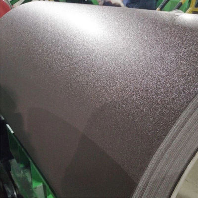 RAL8019 PVDF 40 Jahre Matte Texturstahlspule PPGL AZ150, Z275 PPGI 0,50×1250 HDP Gemaltes Galvanisiertes Stahl Metalldach