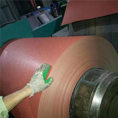 Wrinkle Matt PPGI Stahlspule Z120 Textured Vorbemalte Farbige Dachplatten Fliesen Beckers RMP 15 Jahre Garantie