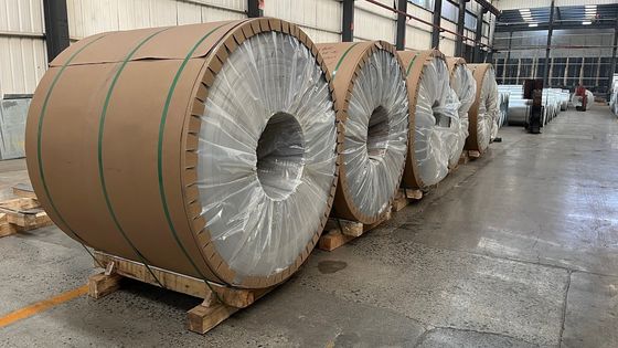3003H24 H26 ASTM B209 Aluminiumlegierung Metall Farbbeschichtung Blau Aluminiumblech Aluminiumspulen Flugzeugkonstruktionen
