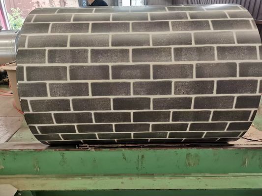 SGCC DX51D~DX53D Ziegeldesign Vorfarbe Farbbeschichtung Stahlblech PPGI PPGI