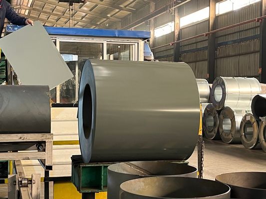 RAL/gedruckt/matte/gerollte regelmäßige Modifizierung Polyester Farbbeschichtung PPGI Ral 9012 PPGI Stahlspule 0,17 mm-0,8 mm