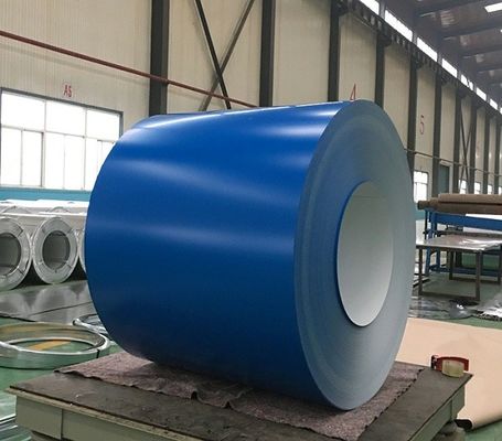 RAL5020 Ozeanblau PE HDP PVDF Farbbeschichtete Aluminiumspirale 3003 H24 H26 100MEK Widerstand