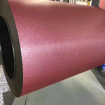 RAL3005 0,50*1250 PPGI HDP Z275 30 Jahre Matt Textured Sherwin Williams Gemalt Galvanisiertes Stahl Welldach