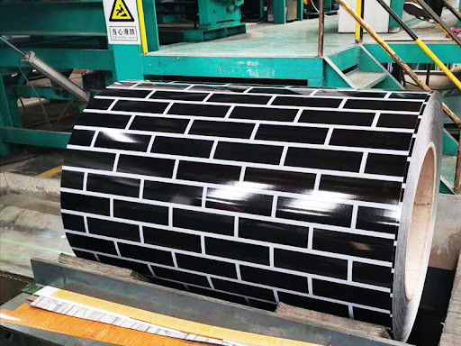 Stone Grain Printech Farbspirale 3003H24 Aluminiumspirale PVDF Holzspirale 50 Jahre Garantie Farbspirale