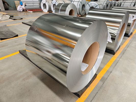 Zinnplatten-Roller-Beschichtung Aerosol-Zinnplatten-Dosenprodukte Elektrolytische Zinnplatten-Spulen BA T4 2.8/2.8 Hohe Festigkeit