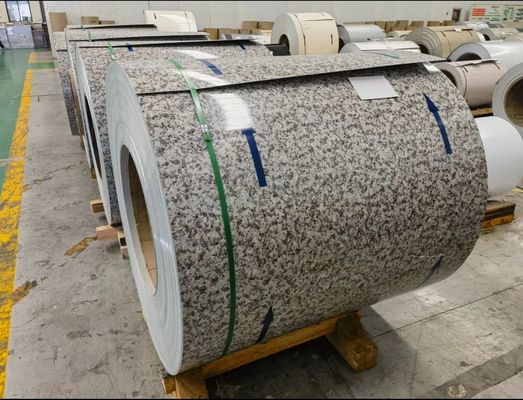 Aluminiumspulen Fassadenplatten 3003H26 Holzkorn Marmorkorn für Gebäudeverkleidung