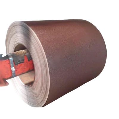 RAL3009 Oxid Rot Falte Matt AZ150 lackierte Stahldachplatte Textur Stahl Metallfliesen